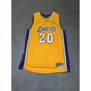 Nike Los Angeles Lakers Gary Payton #20 Jersey Youth Medium Yellow Purple NBA‎